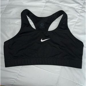 Black Nike sports bra